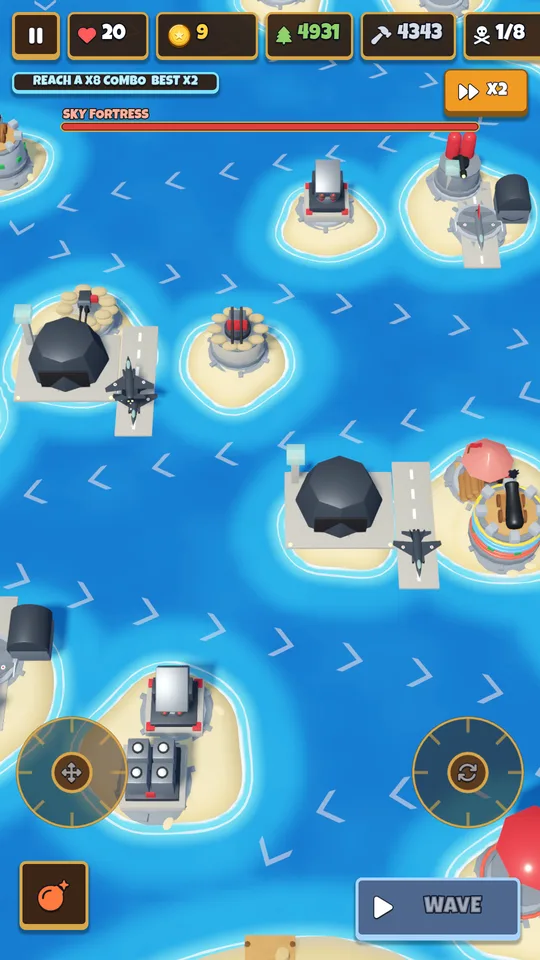Jets and flak against air raids